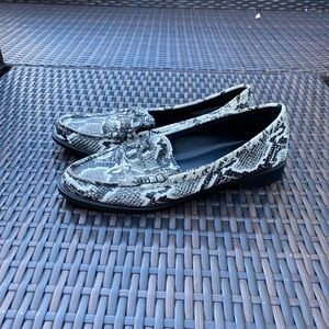 GAP Snake Print Leather Loafer